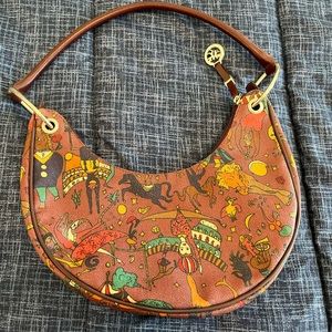 Vintage Piero Guidi Circus Shoulder Bag
